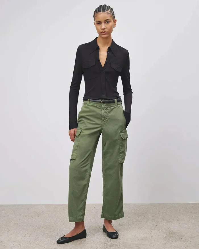 AVELINE SHIRT Black Tops Nili Lotan Women