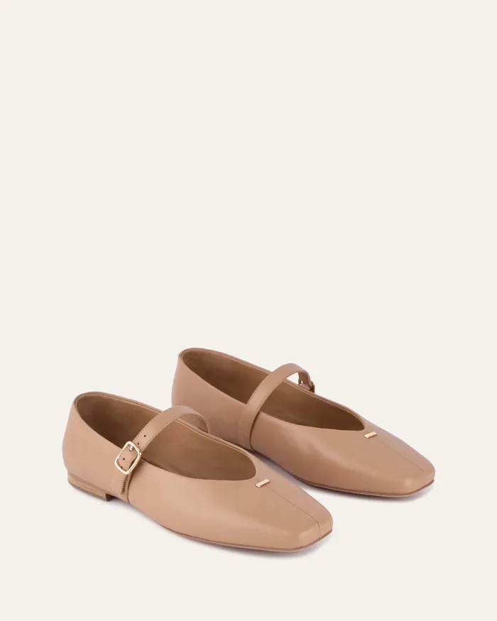 BALLET April casual flats tan leather jomercer Women BALLET April casual flats tan leather jomercer Women