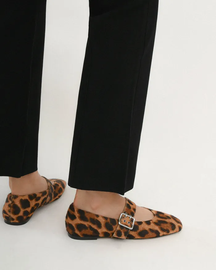 BALLET jomercer Women Sarah casual flats ocelot leather BALLET jomercer Women Sarah casual flats ocelot leather