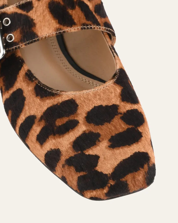 BALLET jomercer Women Sarah casual flats ocelot leather BALLET jomercer Women Sarah casual flats ocelot leather