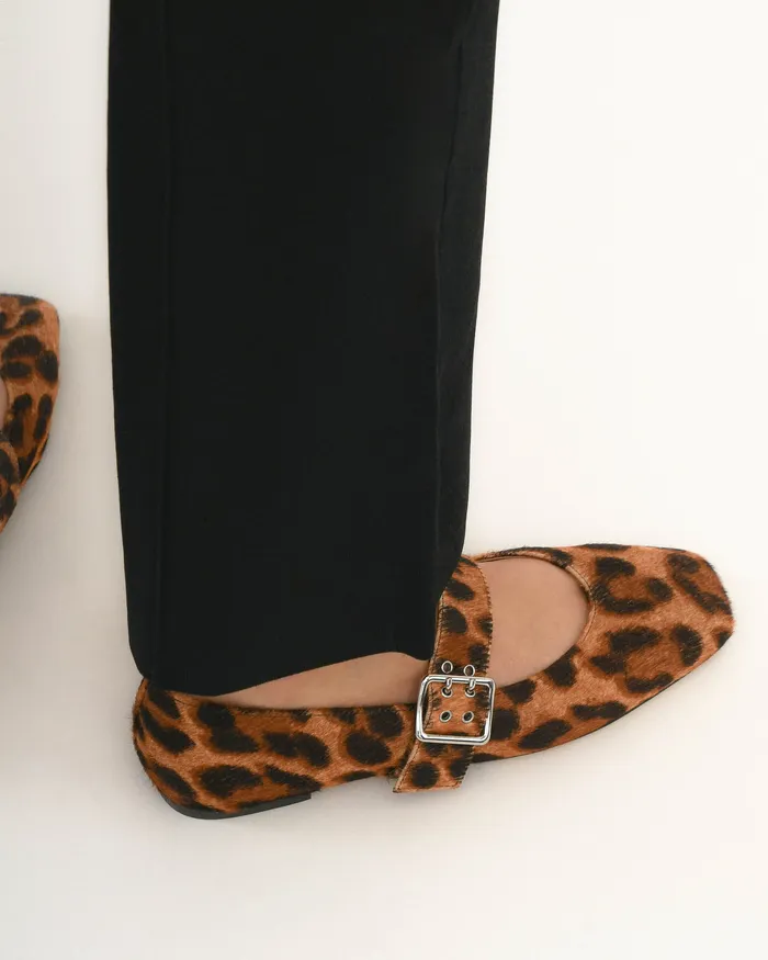 BALLET jomercer Women Sarah casual flats ocelot leather BALLET jomercer Women Sarah casual flats ocelot leather
