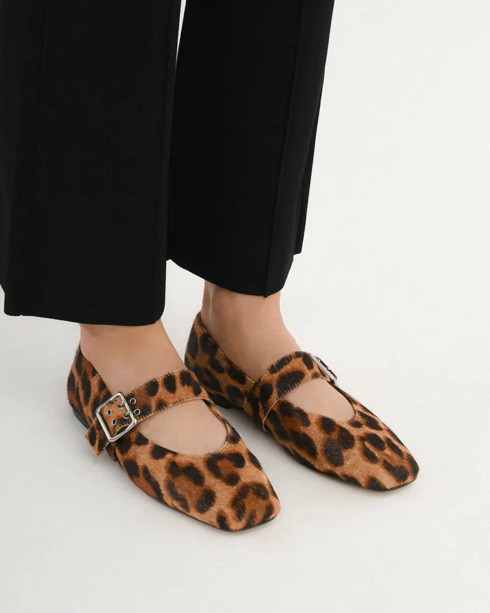 BALLET jomercer Women Sarah casual flats ocelot leather BALLET jomercer Women Sarah casual flats ocelot leather