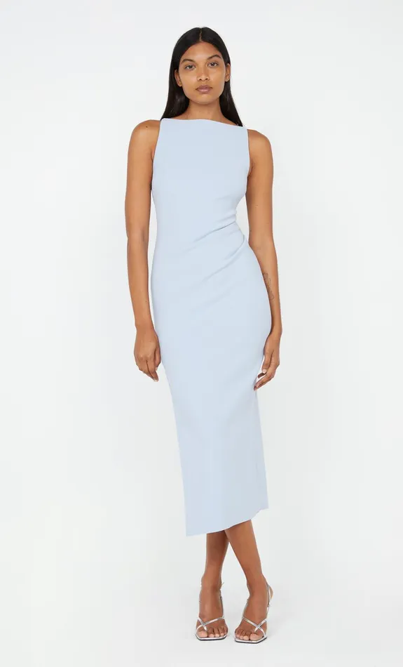 Bec Bridge Bridesmaids Dresses BE MINE TUCK DRESS Dusty Blue 8211 Women