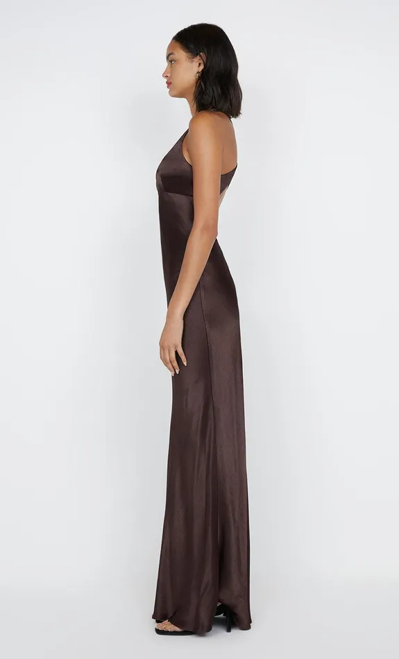 Bec Bridge Bridesmaids Dresses MAXINA CROSSOVER DRESS Dark Chocolate 8211 Women