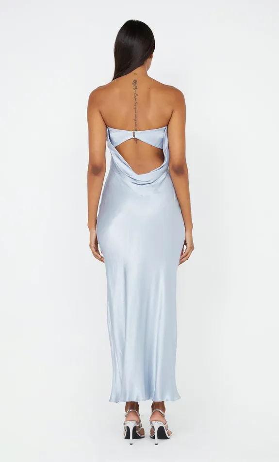 Bec Bridge Bridesmaids Dresses MOON DANCE STRAPLESS DRESS Dusty Blue 8211 Women