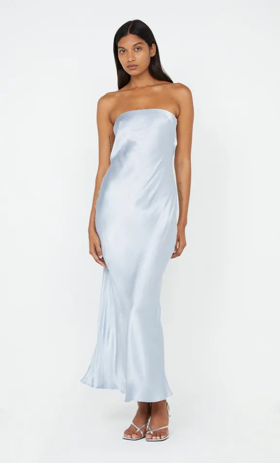 Bec Bridge Bridesmaids Dresses MOON DANCE STRAPLESS DRESS Dusty Blue 8211 Women