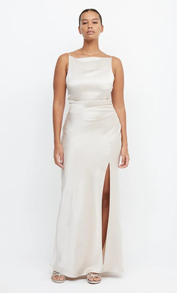 Bec Bridge Bridesmaids Dresses THE DREAMER MAXI DRESS Sand 8211 Women