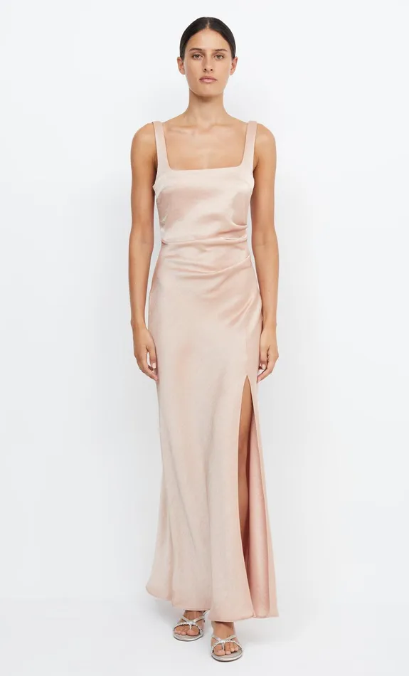 Bec Bridge Bridesmaids Dresses THE DREAMER SQUARE NECK DRESS Rose Gold 8211 Women