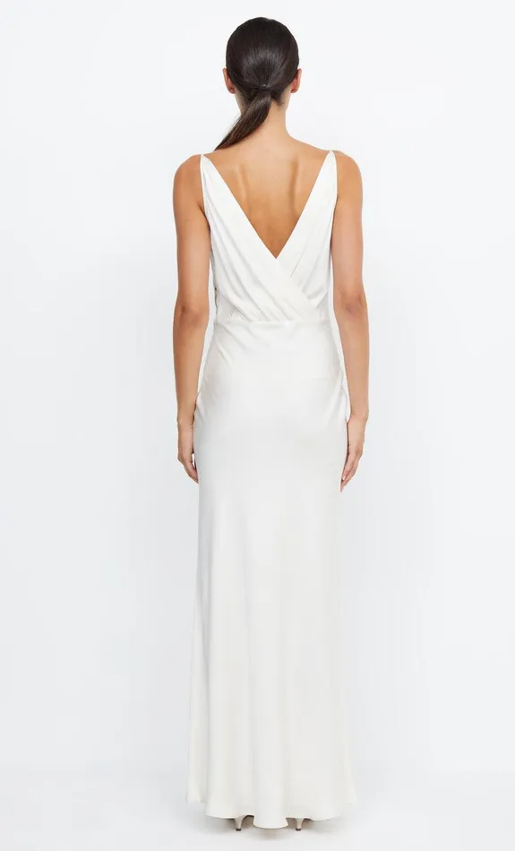 Bec Bridge Dresses ADORE V MAXI DRESS Cream 8211 Women