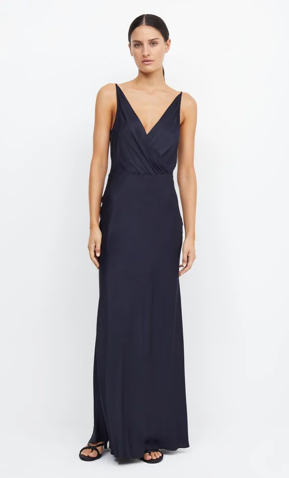 Bec Bridge Dresses ADORE V MAXI DRESS Ink 8211 Women
