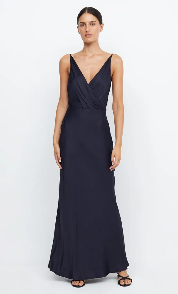 Bec Bridge Dresses ADORE V MAXI DRESS Ink 8211 Women