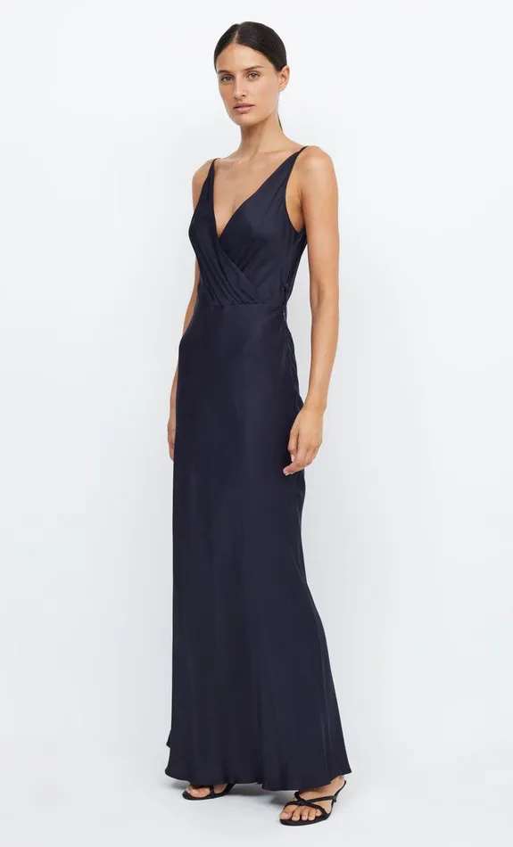 Bec Bridge Dresses ADORE V MAXI DRESS Ink 8211 Women