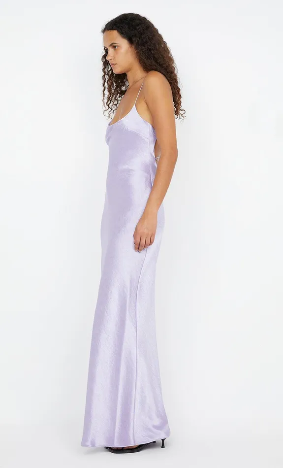 Bec Bridge Dresses ALLEGRA TIE MAXI DRESS Lilac 8211 Women