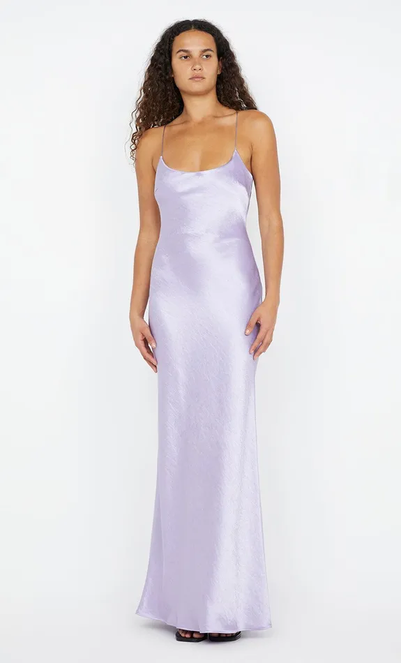 Bec Bridge Dresses ALLEGRA TIE MAXI DRESS Lilac 8211 Women