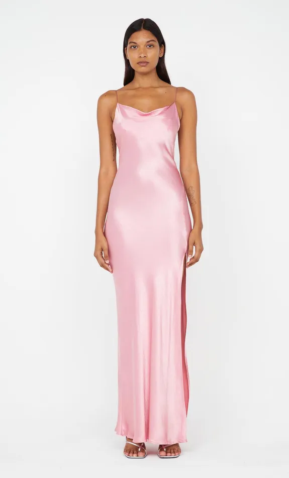 Bec Bridge Dresses AYALA COWL MAXI DRESS Dusty Pink 8211 Women