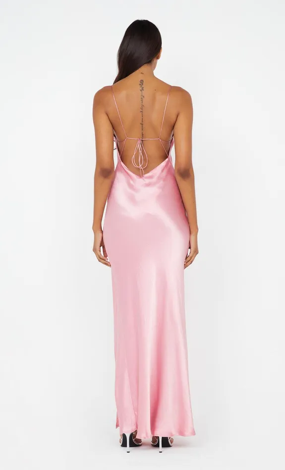 Bec Bridge Dresses AYALA COWL MAXI DRESS Dusty Pink 8211 Women