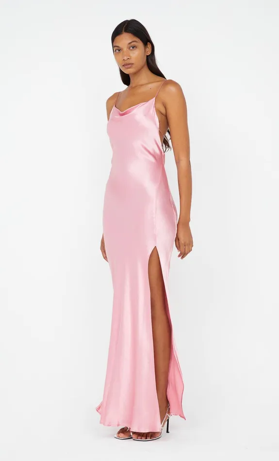 Bec Bridge Dresses AYALA COWL MAXI DRESS Dusty Pink 8211 Women