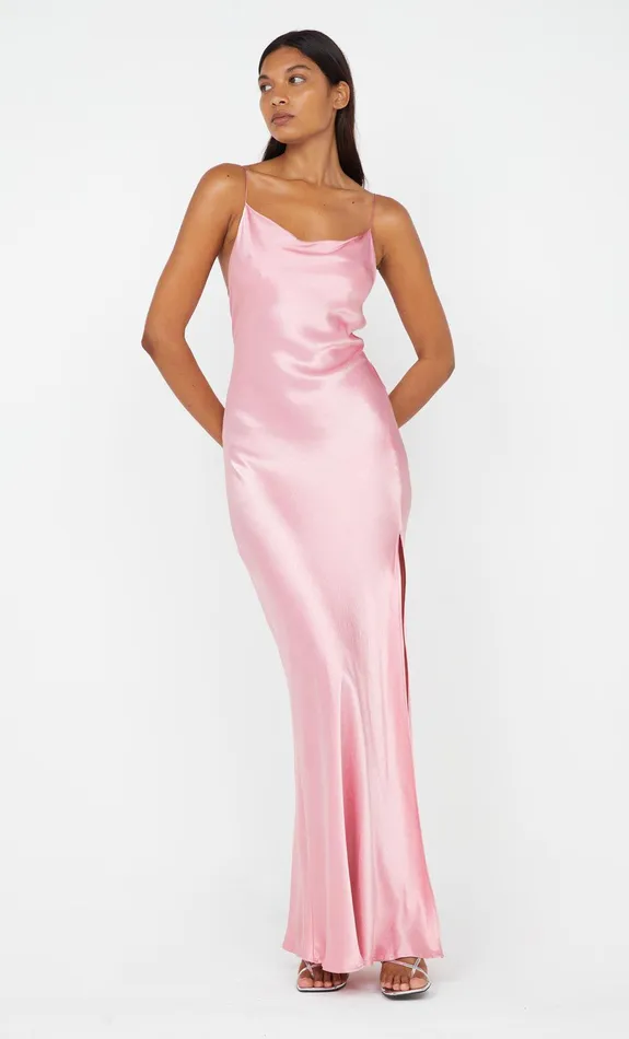 Bec Bridge Dresses AYALA COWL MAXI DRESS Dusty Pink 8211 Women