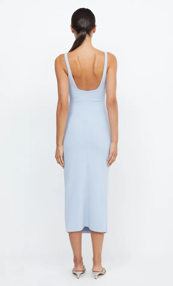 Bec Bridge Dresses BE MINE SQUARE NECK DRESS Dusty Blue 8211 Women