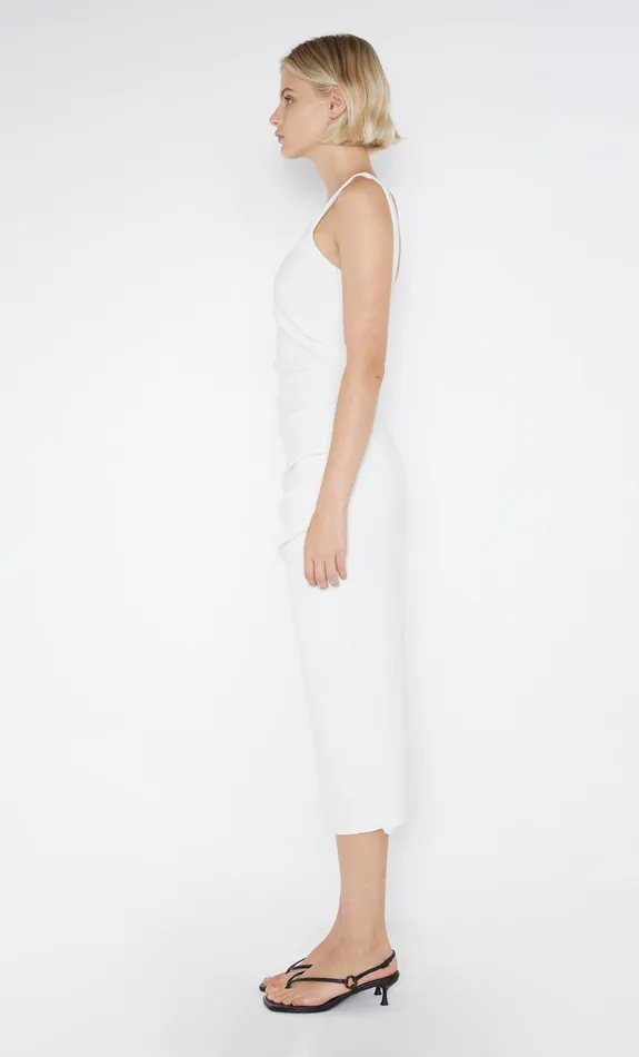 Bec Bridge Dresses BE MINE SQUARE NECK DRESS Ivory 8211 Women