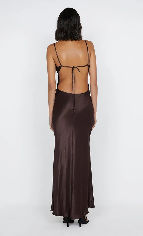 Bec Bridge Dresses CEDAR CITY MAXI DRESS Dark Chocolate 8211 Women
