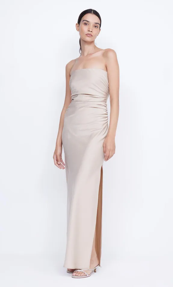 Bec Bridge Dresses ETERNITY STRAPLESS MAXI Sand 8211 Women