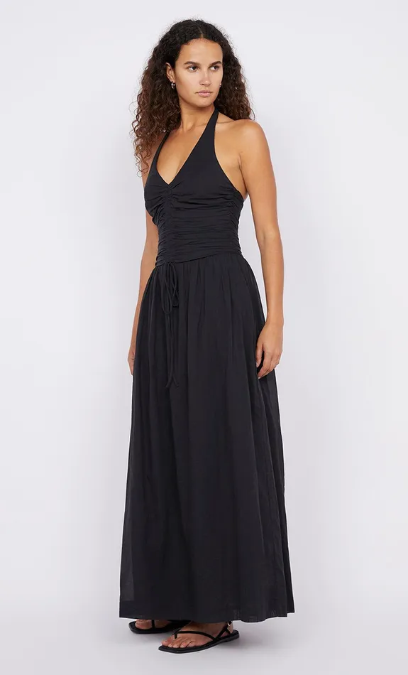 Bec Bridge Dresses FRANCA HALTER DRESS Black 8211 Women