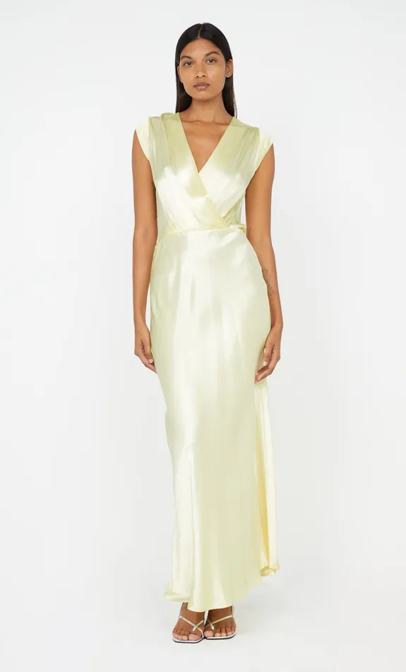 Bec Bridge Dresses MOON DANCE MAXI DRESS Ice Yellow 8211 Women