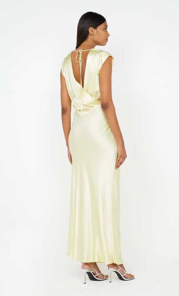 Bec Bridge Dresses MOON DANCE MAXI DRESS Ice Yellow 8211 Women