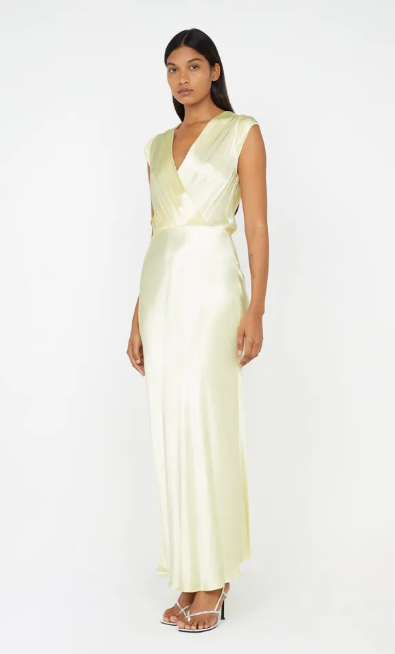 Bec Bridge Dresses MOON DANCE MAXI DRESS Ice Yellow 8211 Women