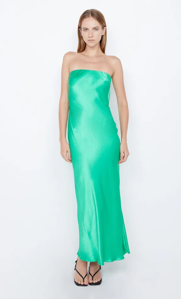 Bec Bridge Dresses MOON DANCE STRAPLESS DRESS Emerald 8211 Women