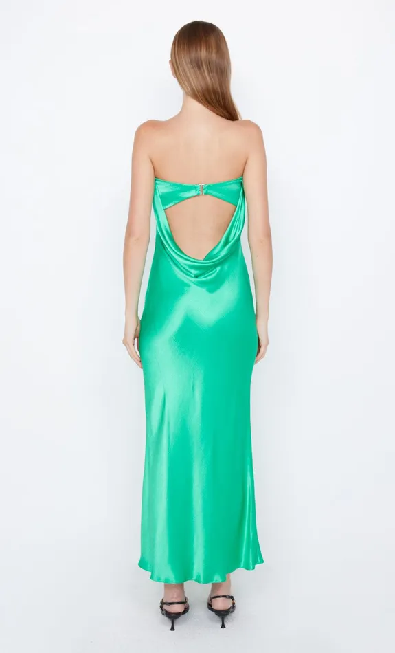 Bec Bridge Dresses MOON DANCE STRAPLESS DRESS Emerald 8211 Women