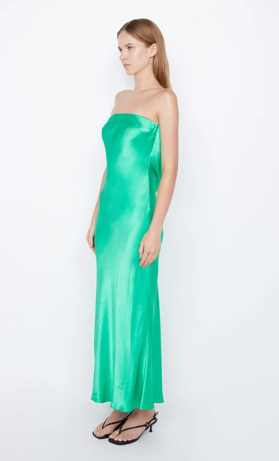 Bec Bridge Dresses MOON DANCE STRAPLESS DRESS Emerald 8211 Women