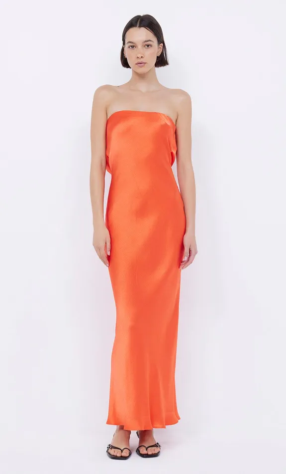 Bec Bridge Dresses MOON DANCE STRAPLESS DRESS Fire Red 8211 Women