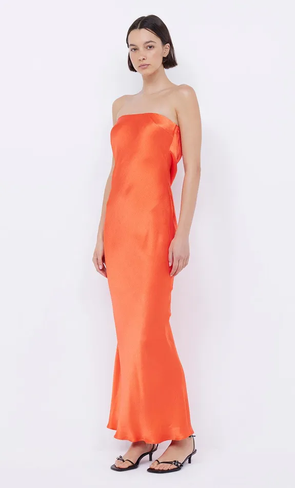 Bec Bridge Dresses MOON DANCE STRAPLESS DRESS Fire Red 8211 Women
