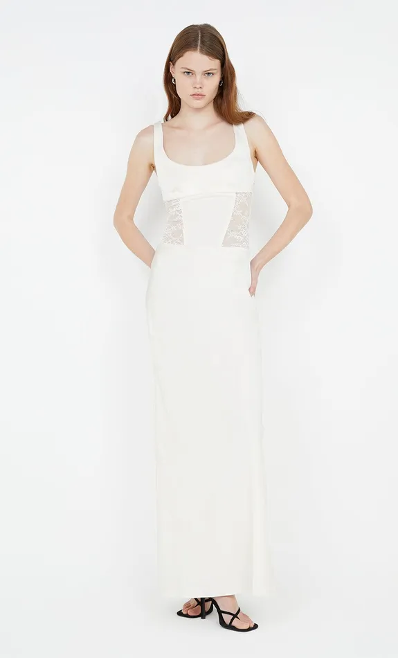 Bec Bridge Dresses OLIMPIA CORSET DRESS Cream 8211 Women