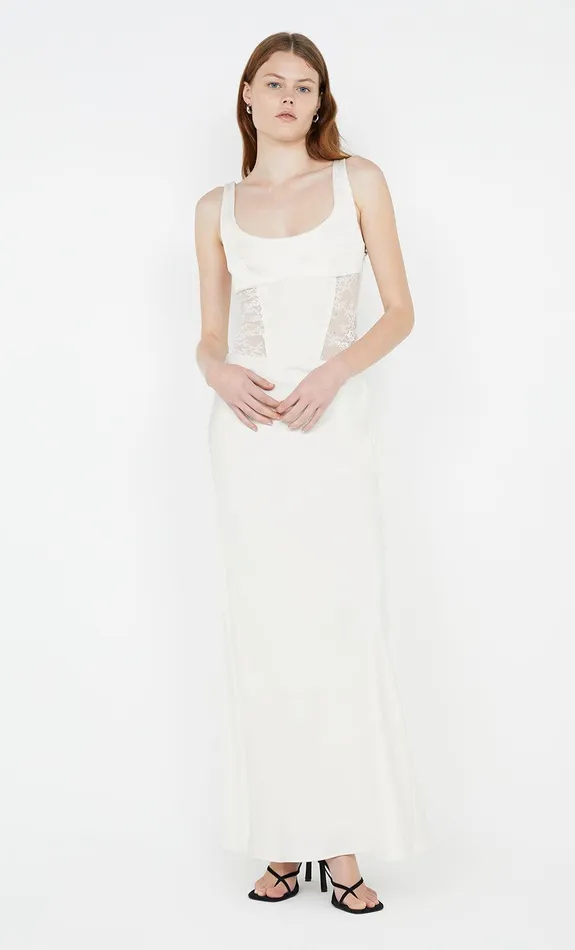 Bec Bridge Dresses OLIMPIA CORSET DRESS Cream 8211 Women