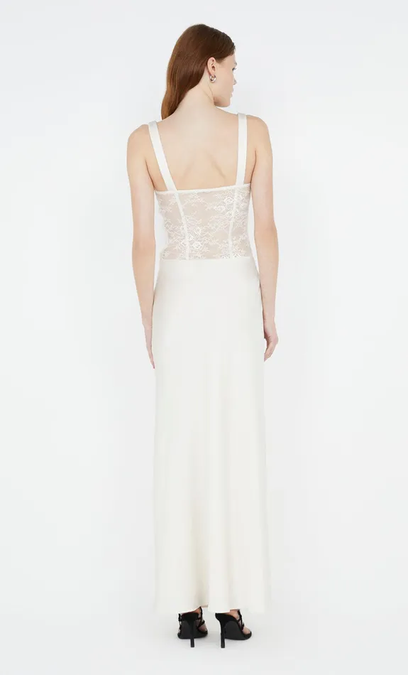 Bec Bridge Dresses OLIMPIA CORSET DRESS Cream 8211 Women
