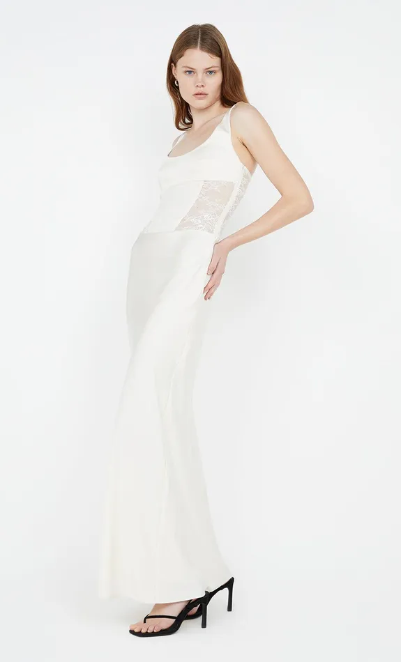 Bec Bridge Dresses OLIMPIA CORSET DRESS Cream 8211 Women