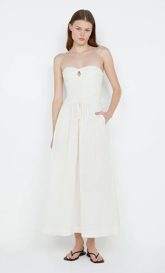 Bec Bridge Dresses PALMER STRAPLESS MAXI Ivory 8211 Women