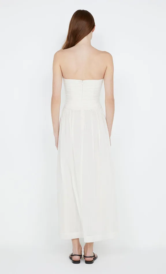Bec Bridge Dresses PALMER STRAPLESS MAXI Ivory 8211 Women