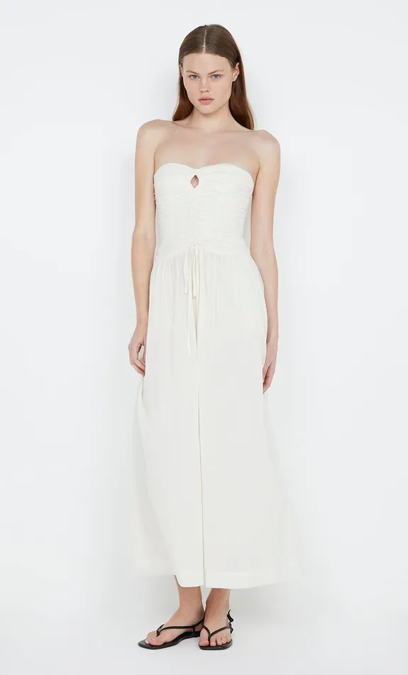 Bec Bridge Dresses PALMER STRAPLESS MAXI Ivory 8211 Women