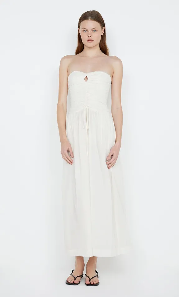 Bec Bridge Dresses PALMER STRAPLESS MAXI Ivory 8211 Women