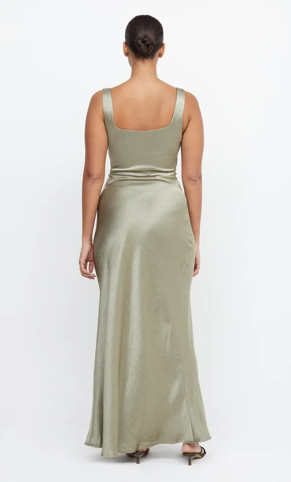 Bec Bridge Dresses THE DREAMER SQUARE NECK DRESS Sage 8211 Women