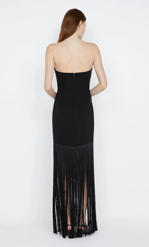 Bec Bridge Dresses WILDER FRINGE DRESS Black 8211 Women