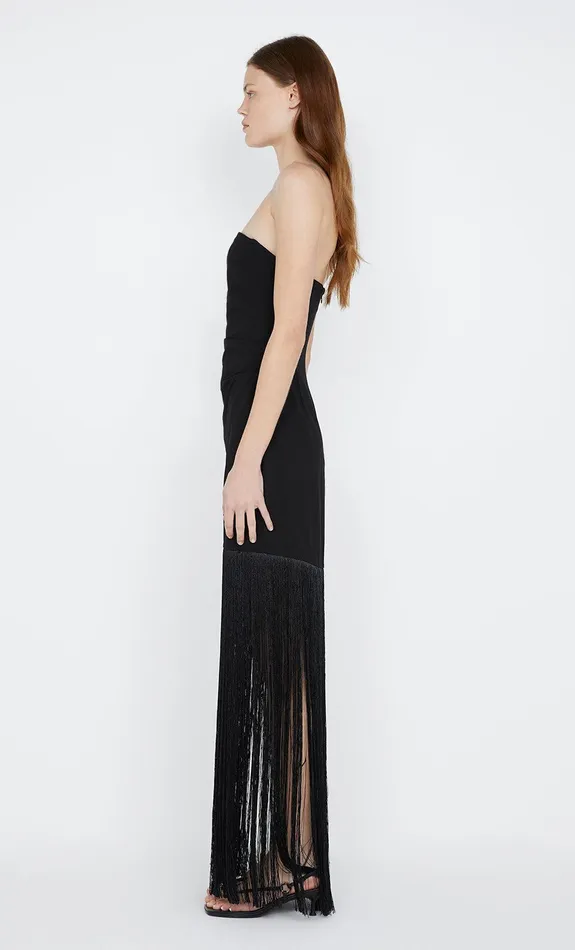 Bec Bridge Dresses WILDER FRINGE DRESS Black 8211 Women