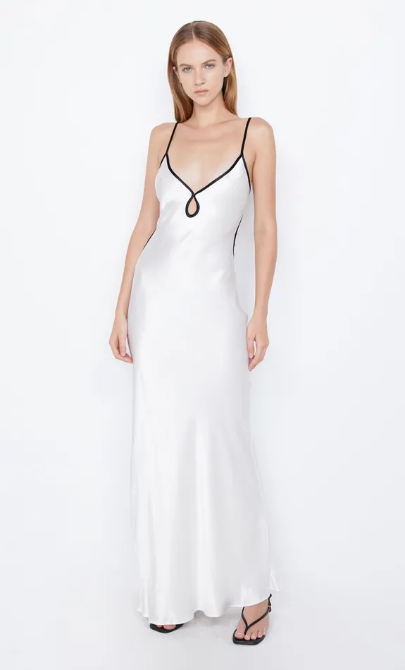 Bec Bridge Event Wear Dresses CEDAR CITY MAXI DRESS Ivoryblack 8211 Women