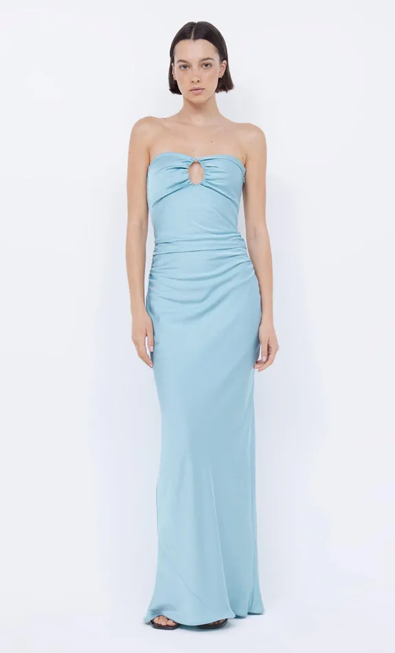Bec Bridge Event Wear Dresses EMILIA STRAPLESS DRESS Duck Egg 8211 Women