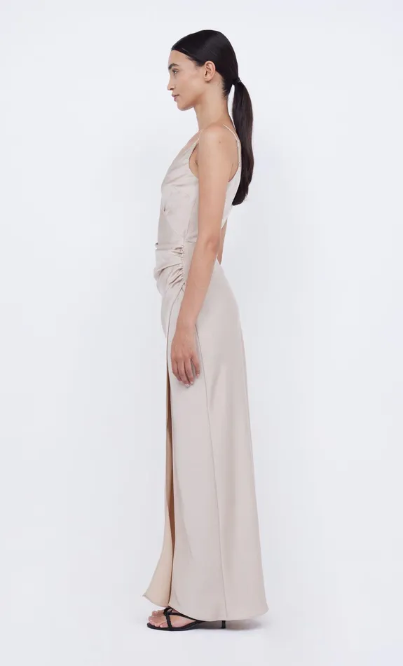 Bec Bridge Event Wear Dresses ETERNITY V MAXI DRESS Sand 8211 Women