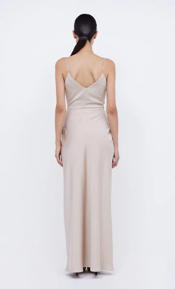 Bec Bridge Event Wear Dresses ETERNITY V MAXI DRESS Sand 8211 Women